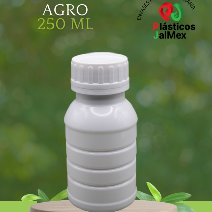 Botella Agro 250 ml R45 Blanco