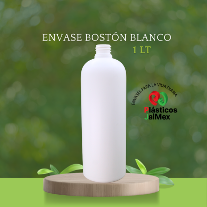 Envase Boston 1 litro R28 Blanco