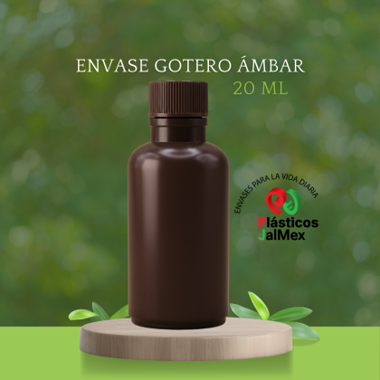 Envase Gotero 30 ml ámbar
