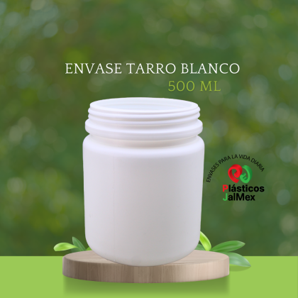 Envase Tarro 500 ml R89 blanco