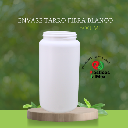 Envase Tarro Fibra 500 ml R63 blanco
