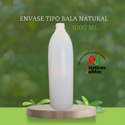 Envase Tipo Bala 1000 ml R28 natural