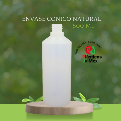 Envase Cónico 500 ml R27 Natural