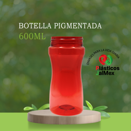 Botella Pigmentada 600 ml R63 Roja