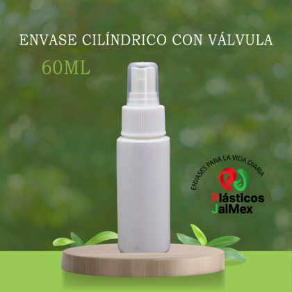 Cilíndrico 60 ml con válvula
