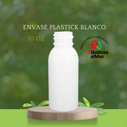 Envase Plastick 10z R20 Blanco